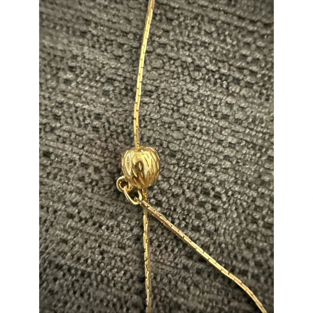 Vintage Gold‎ Tone Ball Pull Ariat Style Necklace